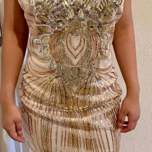 Elegant Sequin Embellished Dress prom wedding elegant dress